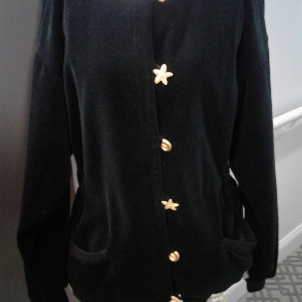 Ungaro vintage black velvet jacket